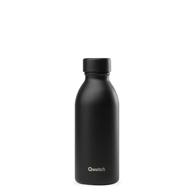 Qwetch Icon Matt Noir termoláhev 350 ml nerez černá