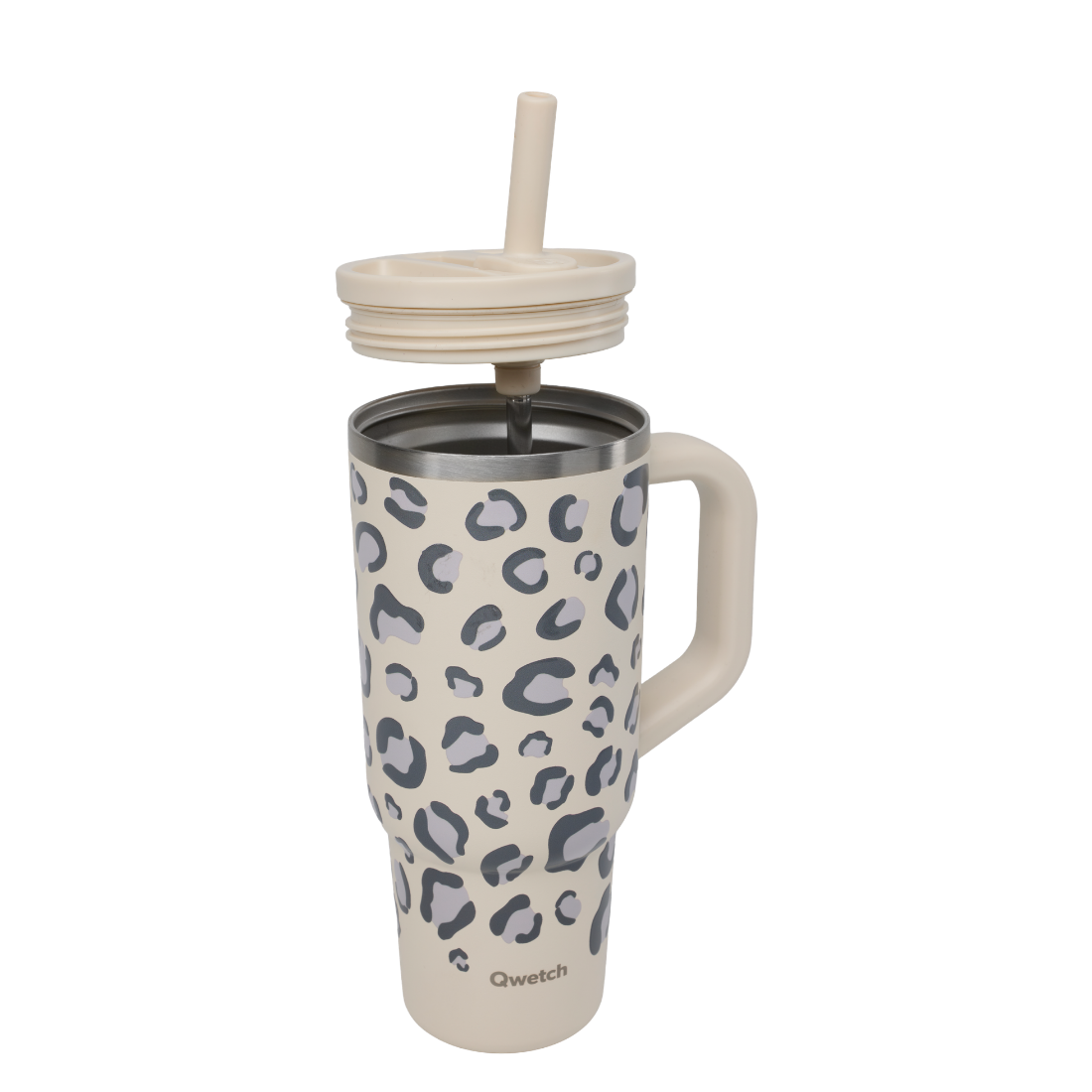 Qwetch Wild Sable Travel Cup termohrnek 900 ml se slámkou