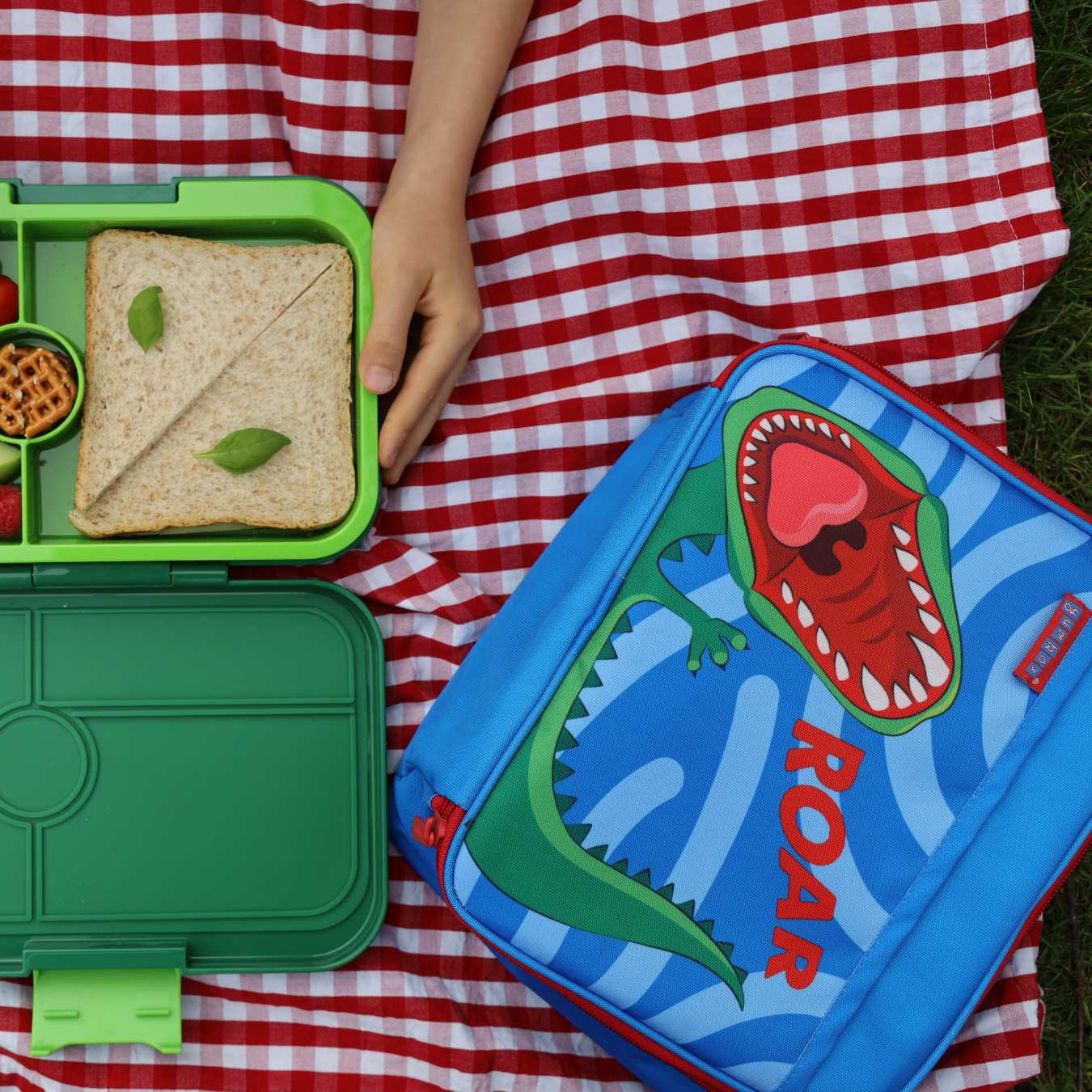 Yumbox Classic Lunch Bag Sandwich Bag Set termo taška Dinosaur 2dílná