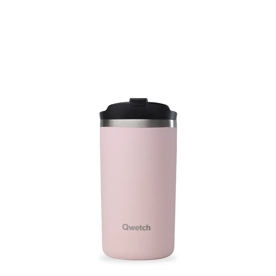 Qwetch Pastel Rose termohrnek nerez 350 ml