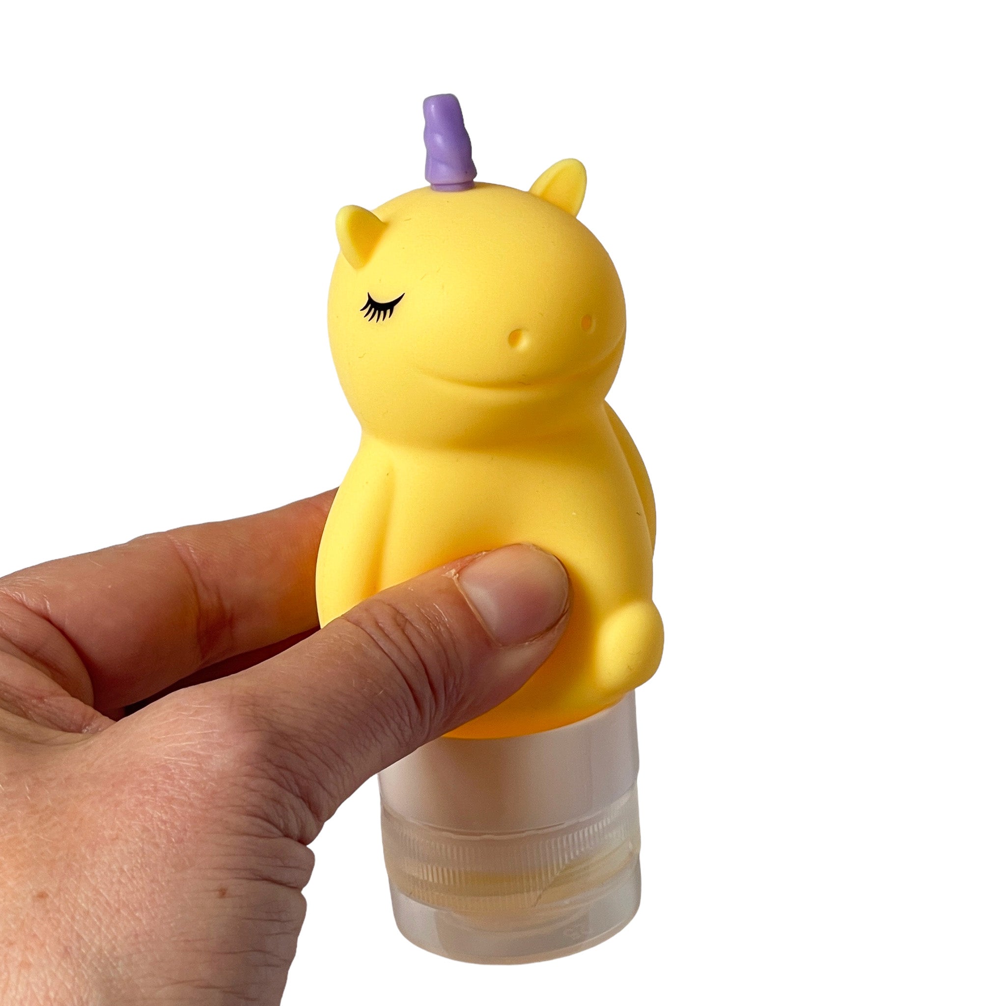 Yumbox Unicorn dávkovací lahvičky silikon 3 ks těsné