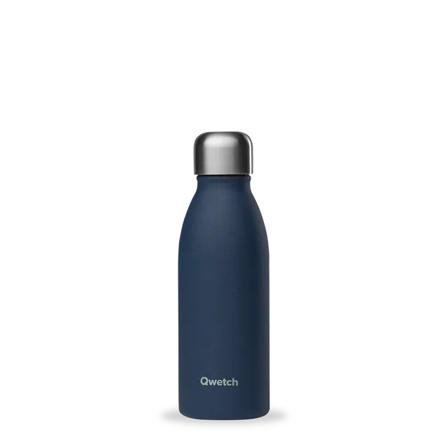 Qwetch One Granite Bleu láhev 500 ml jednostěnná