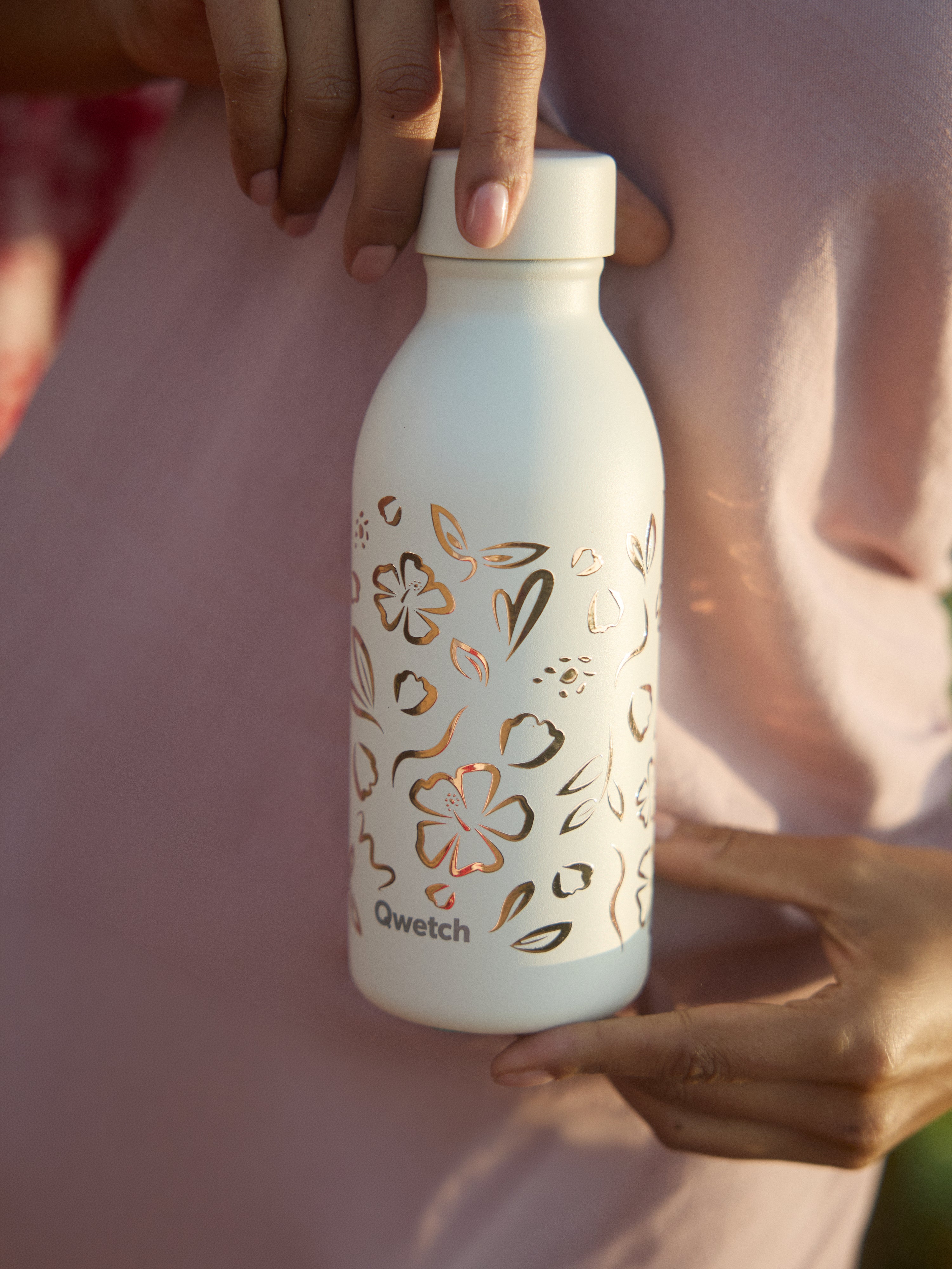 Qwetch Icon termo láhev 500 ml Moani Matt Sable nerez