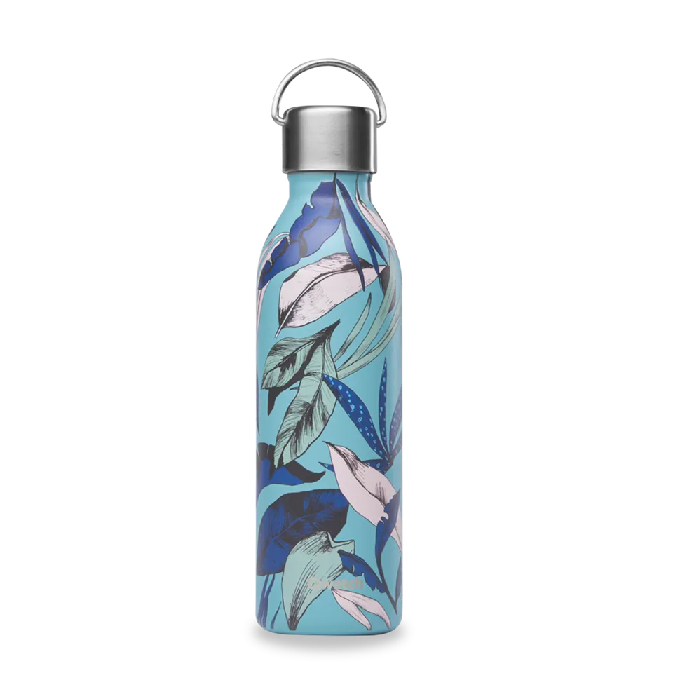 Qwetch Active Bahia Bleu termoláhev 600 ml nerez