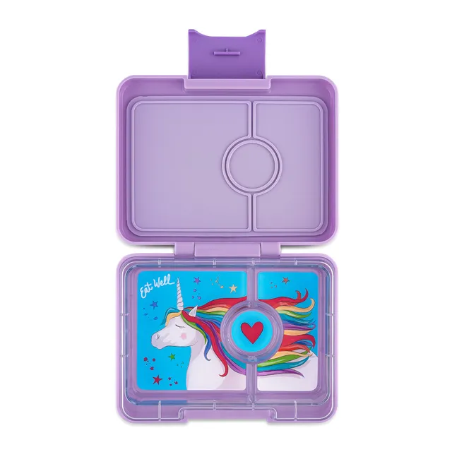 Yumbox Snack svačinový box Lavande Purple Unicorn 3 díly