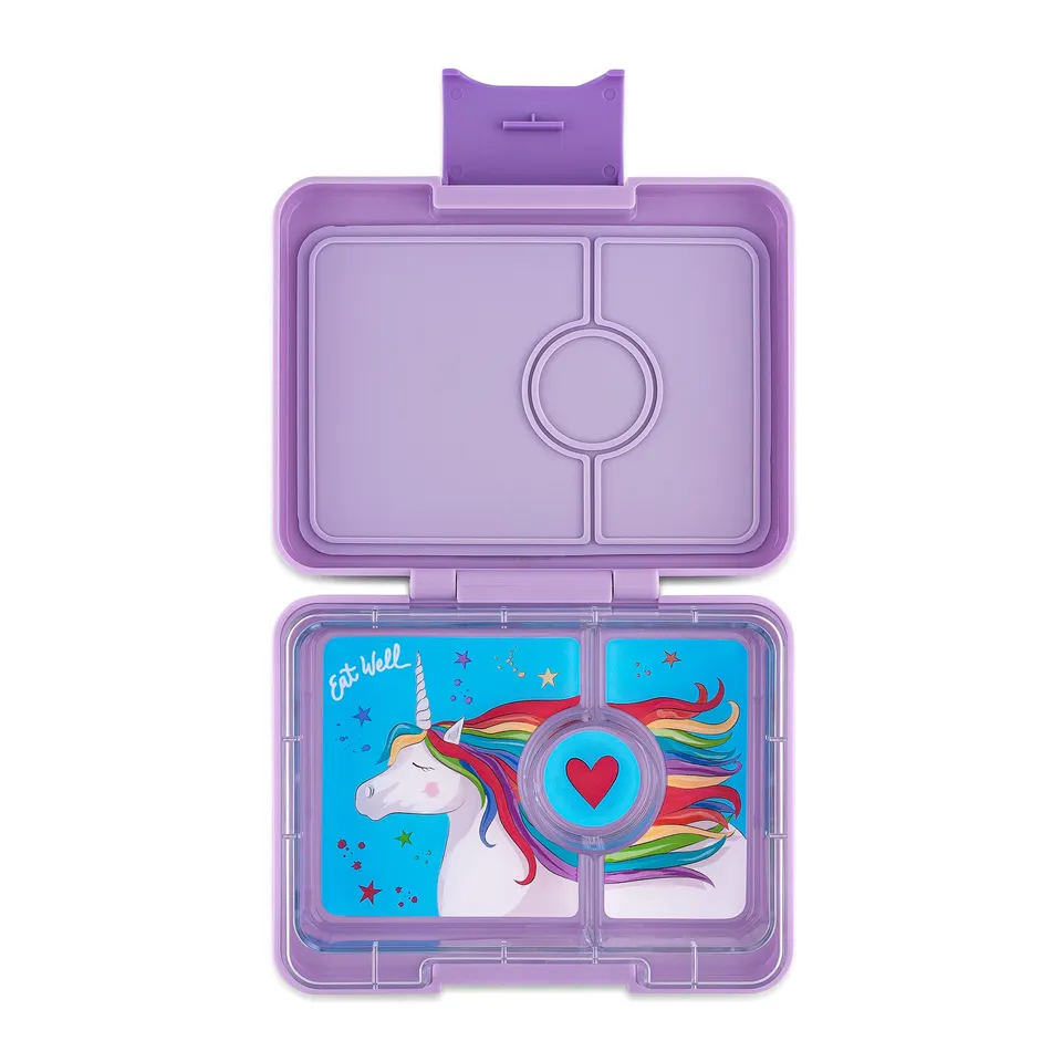 Yumbox Snack svačinový box Lavande Purple Unicorn 3 díly