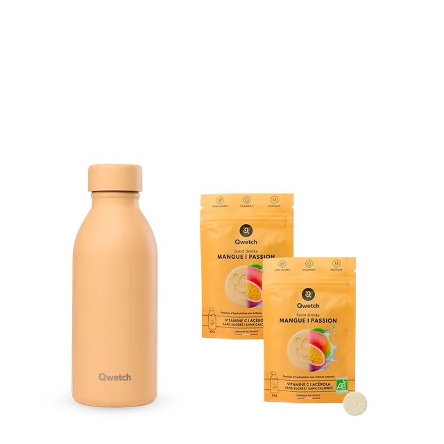 Qwetch Solid Drinks Icon Abricot sada mango 350 ml