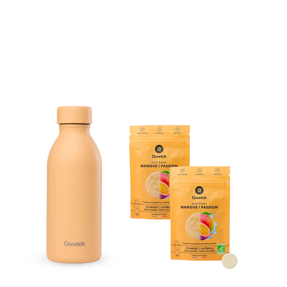 Qwetch Solid Drinks Icon Abricot sada mango 350 ml