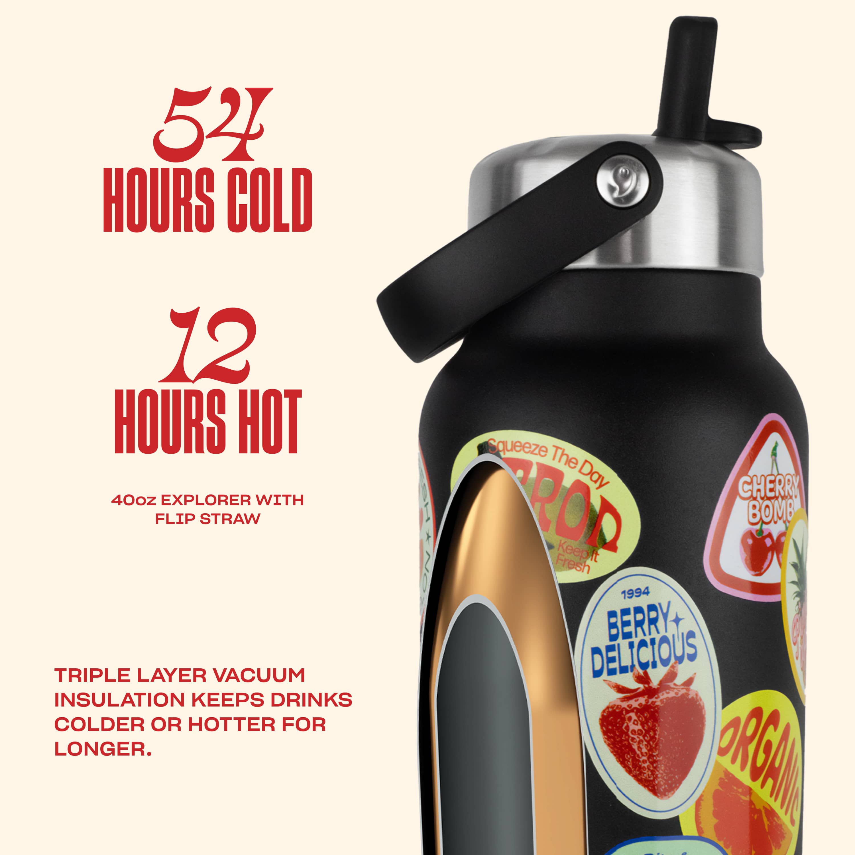 S'well Explorer termo láhev 1180 ml s brčkem šedá