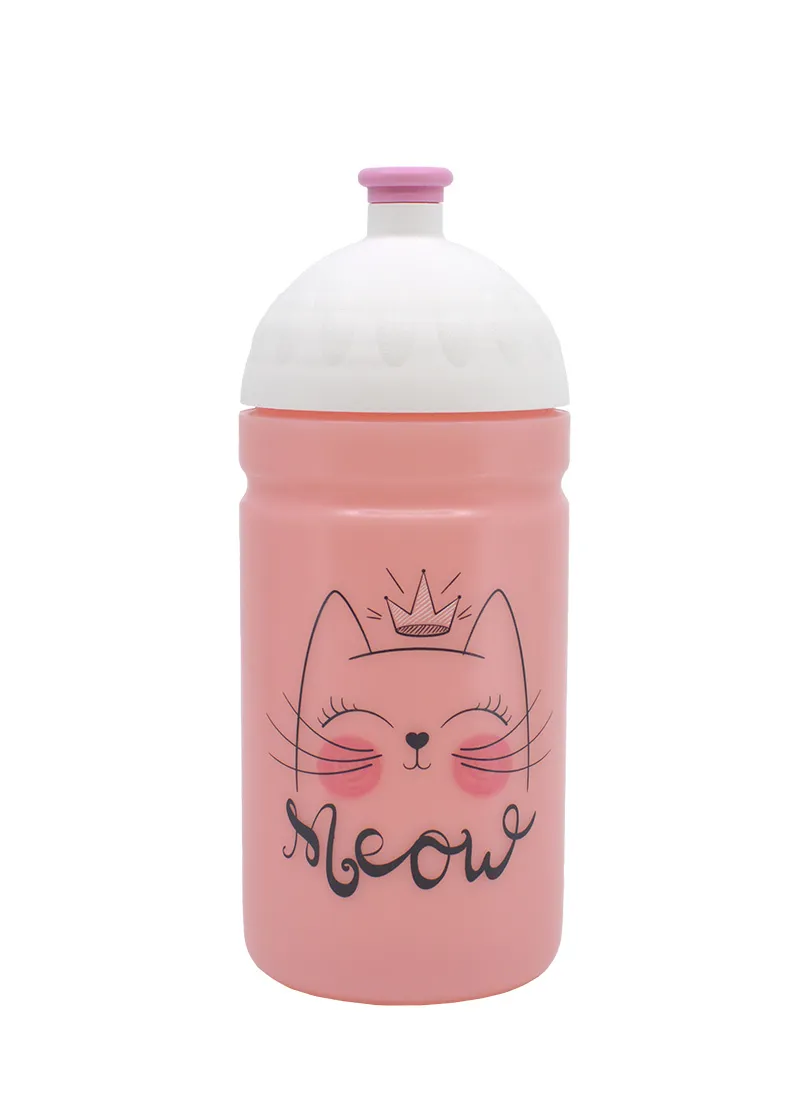 Zdravá lahev Mňau 0,5l + náhradní zátka BPA free