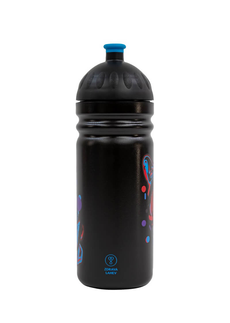 Zdravá lahev Doodle Dragon lahev 0,7 l + zátka BPA free