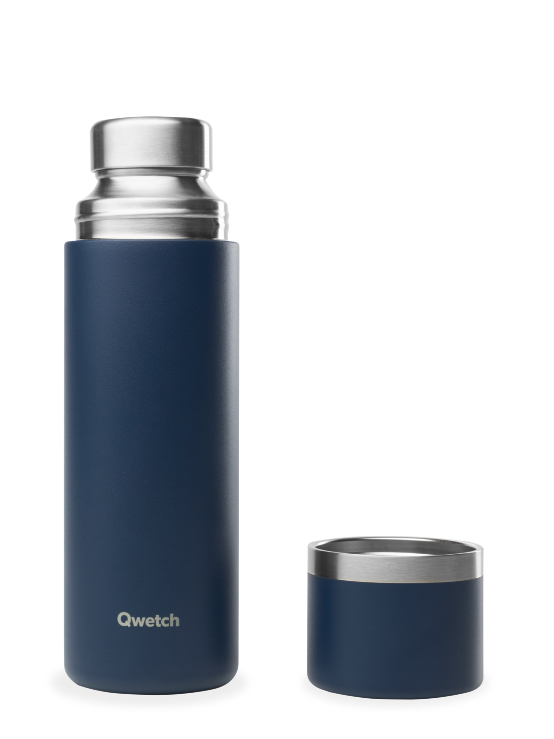 Qwetch Thermo kelímek náhradní díl matt bleu nuit 160 ml