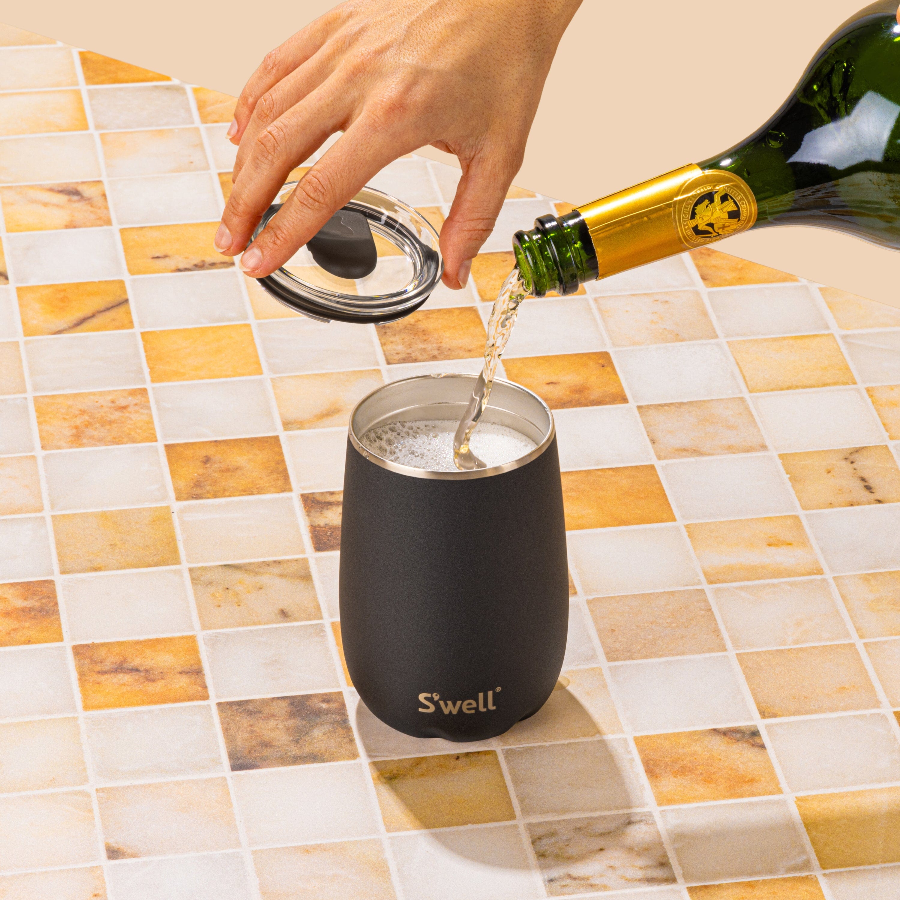 S'well XL Sip and Chill sada Onyx + 2 tumblery