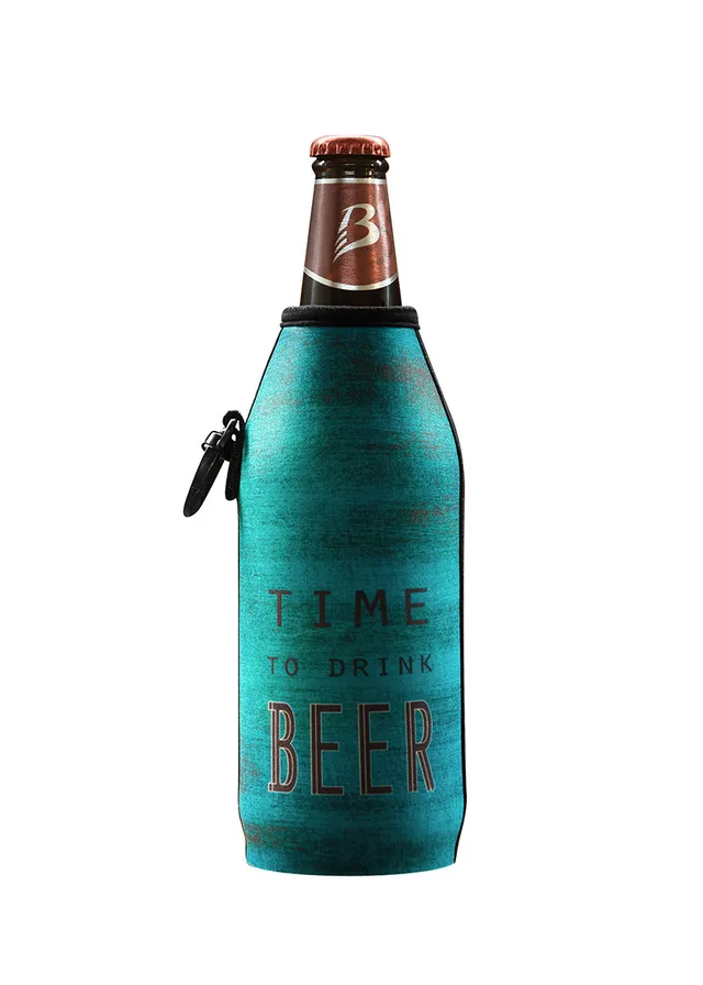 Coolbox Time to Drink Beer 0,5 l neoprenový termoobal na láhev