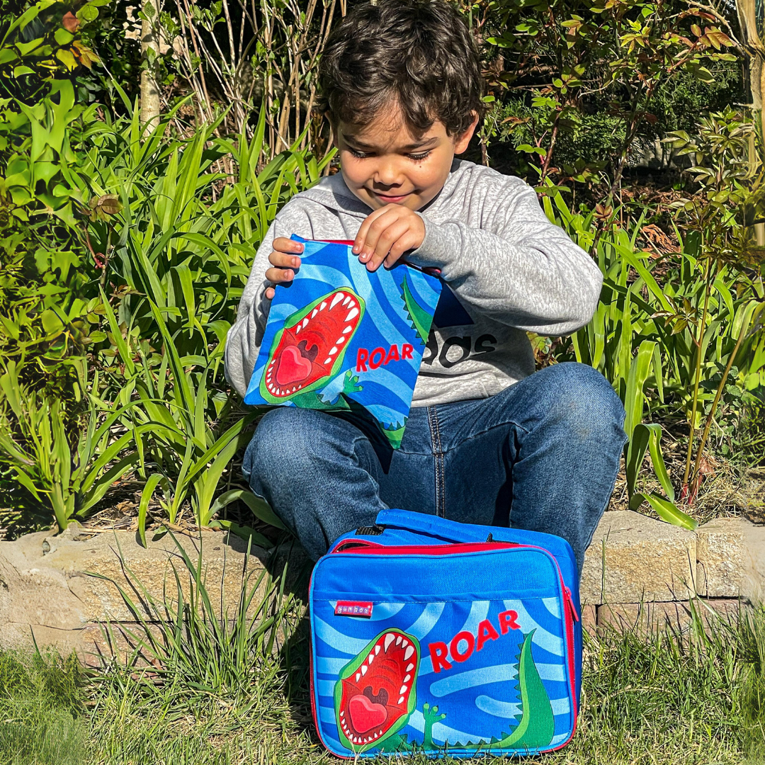 Yumbox Classic Lunch Bag Sandwich Bag Set termo taška Dinosaur 2dílná
