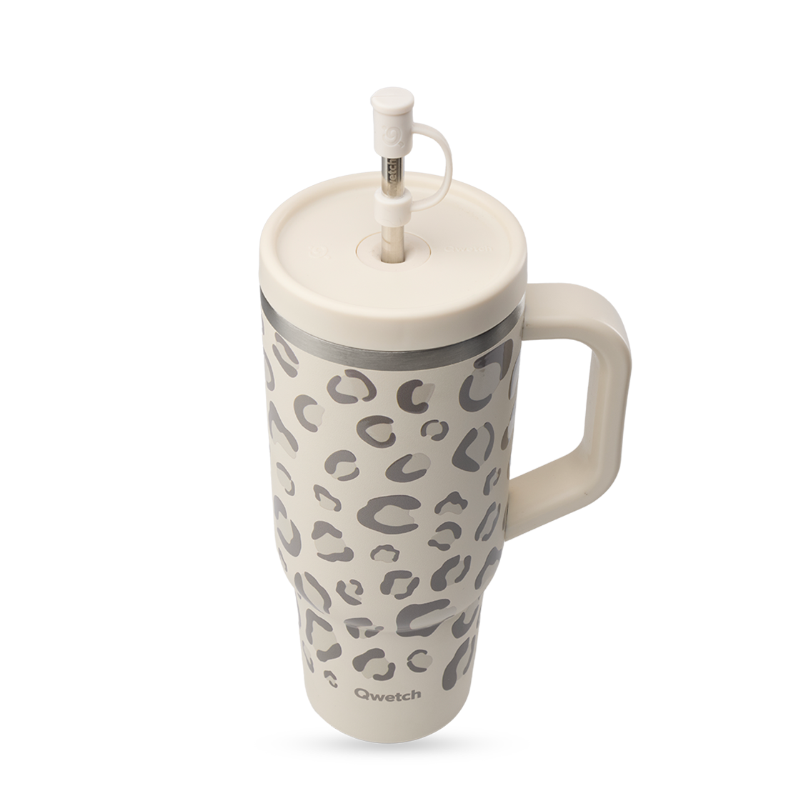 Qwetch Wild Travel Cup termohrnek Sable 900 ml leopard