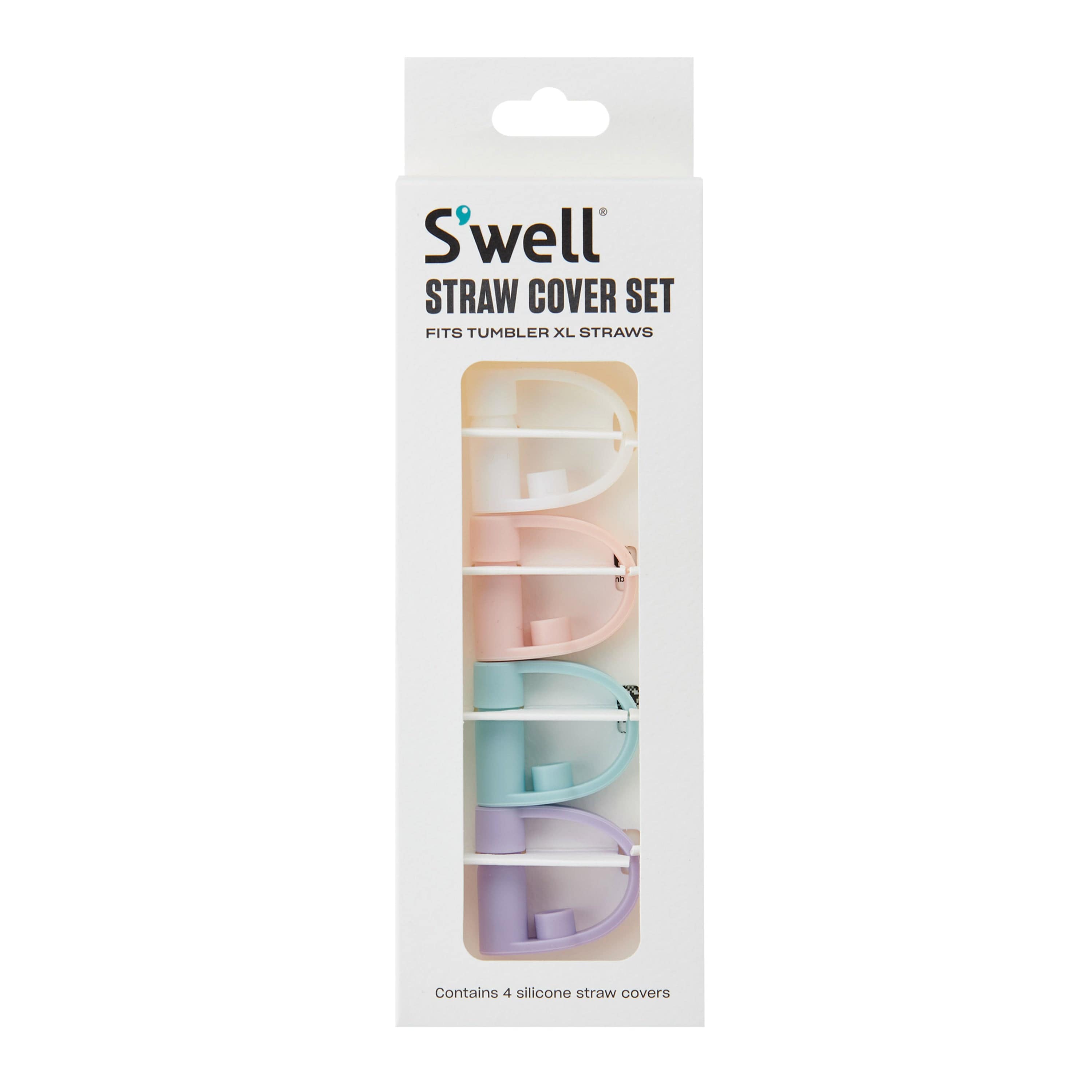 S'well Tumbler XL Straw Cover Set kryty na brčka Pastel