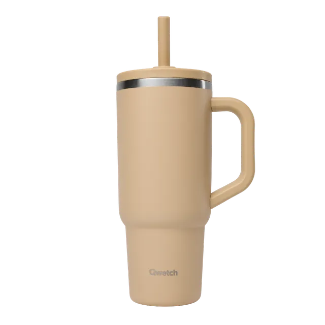 Qwetch Travel Cup Matt Lin termohrnek 900 ml s brčkem