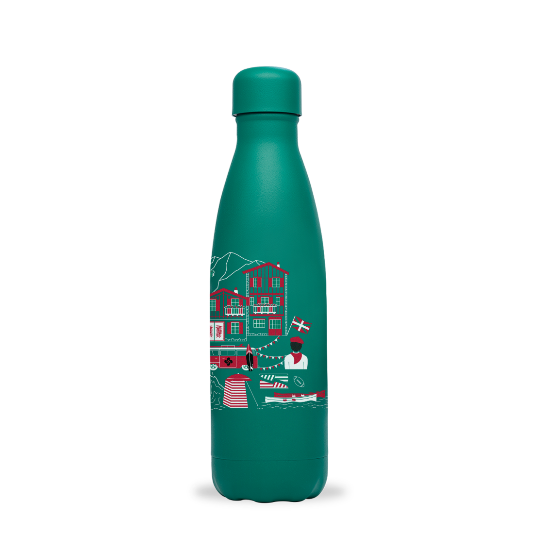 Qwetch Originals Pays Basque termoláhev 500 ml nerez