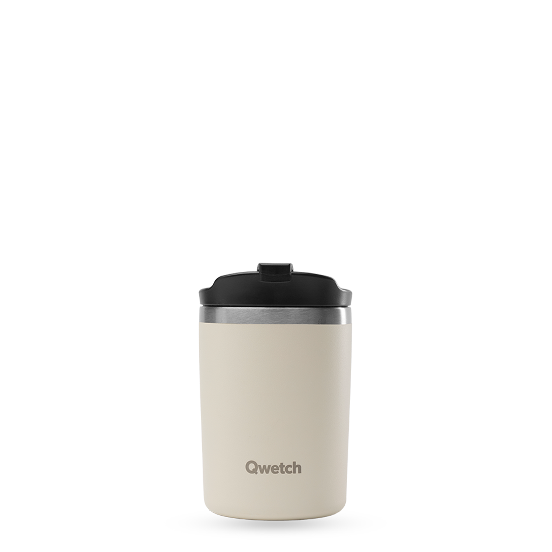 Qwetch Travel Mug termohrnek Matt Sable 350 ml nerez
