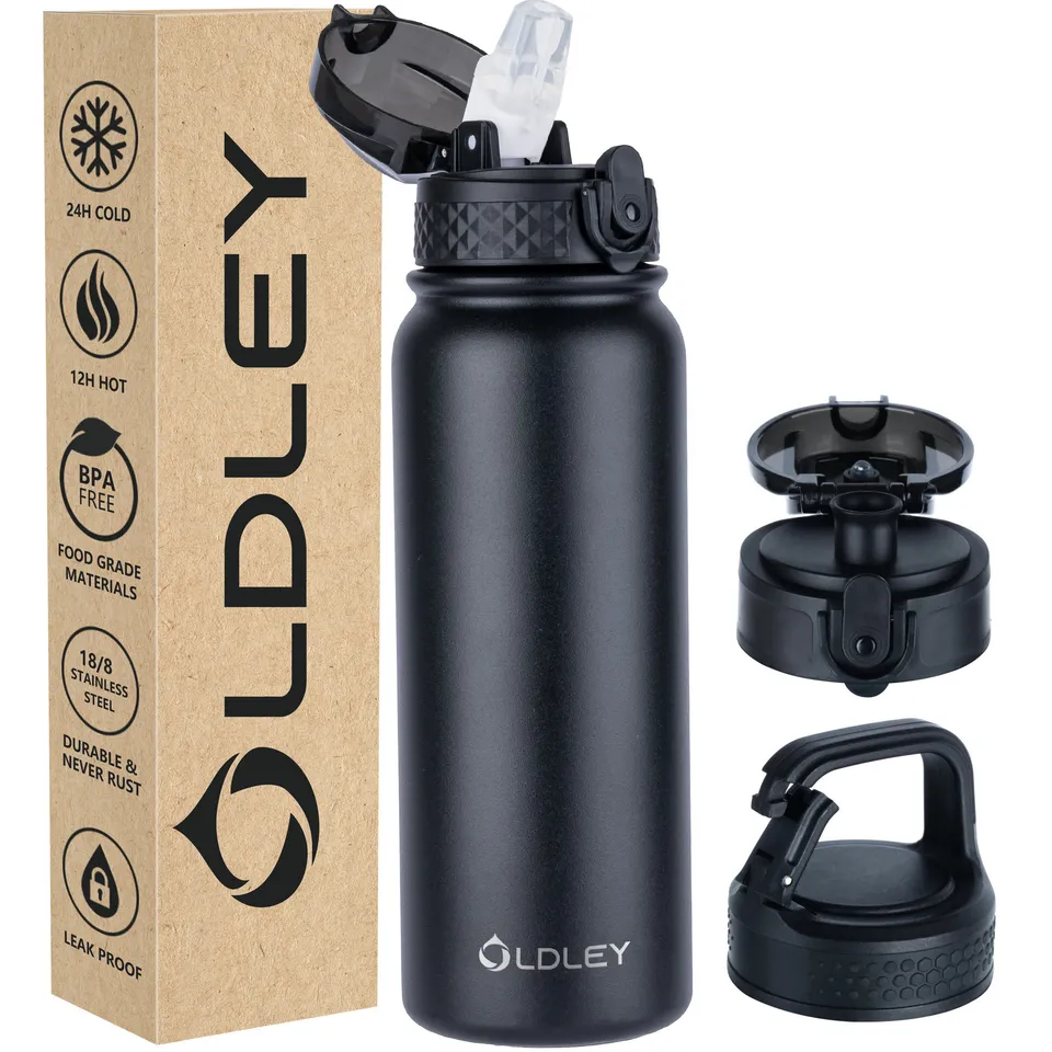 Oldley Triple Lid termolahev černá 20oz 591 ml