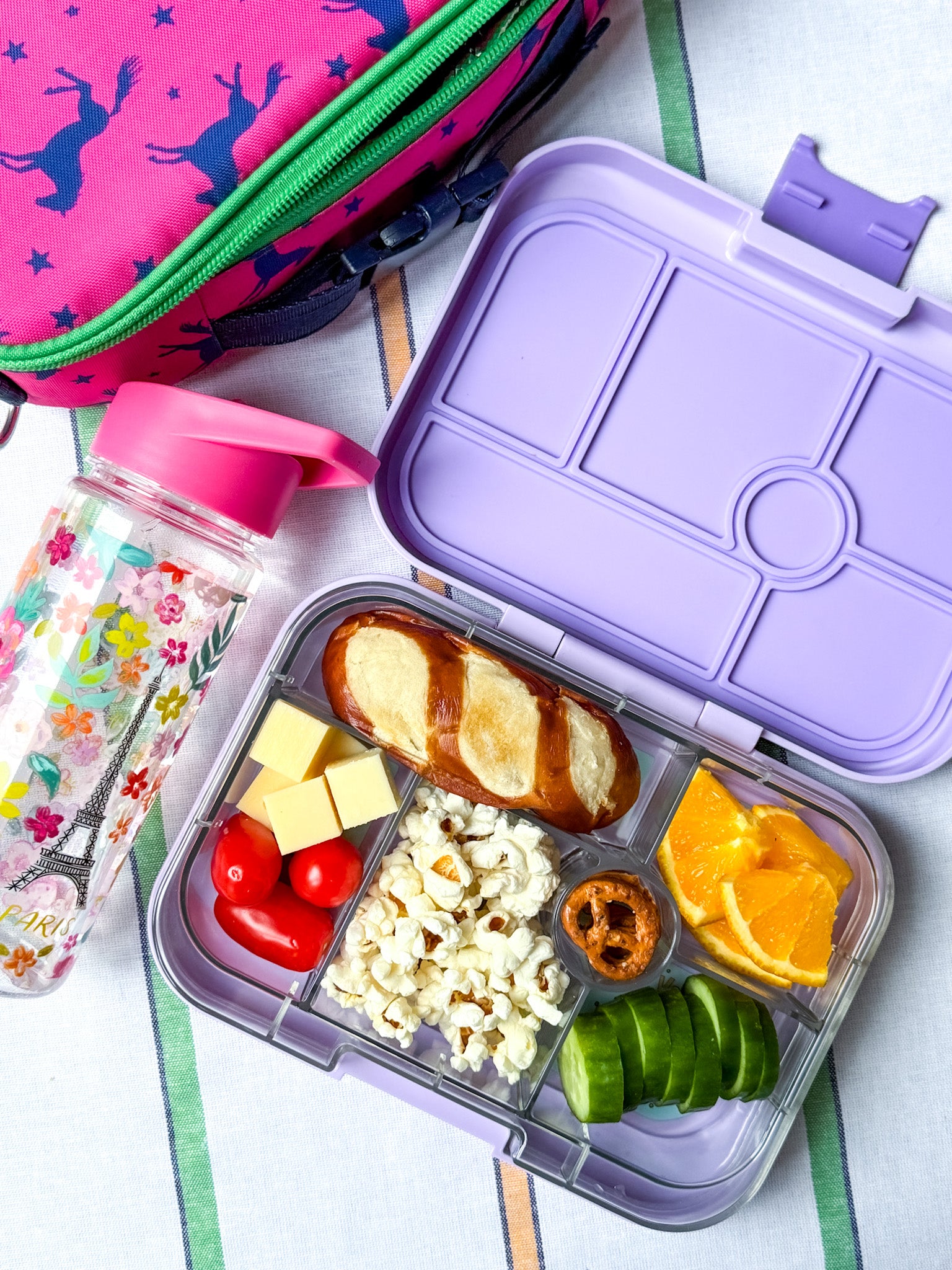 Yumbox Original Lavande Purple Unicorn svačinový box 6 přihrádek