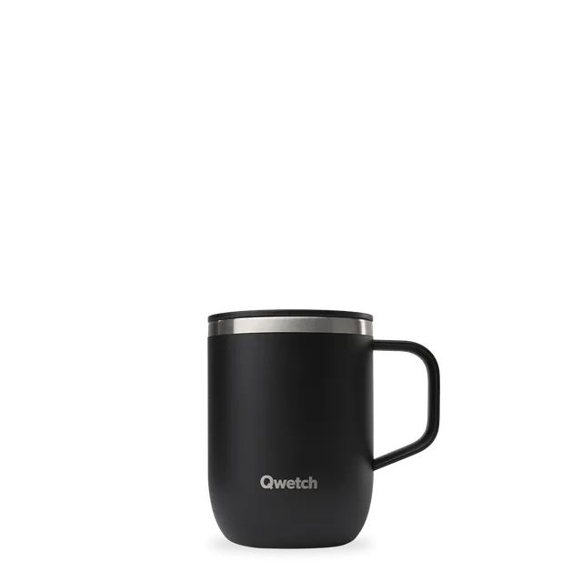 Qwetch termohrnek 350 ml Matt Noir nerez