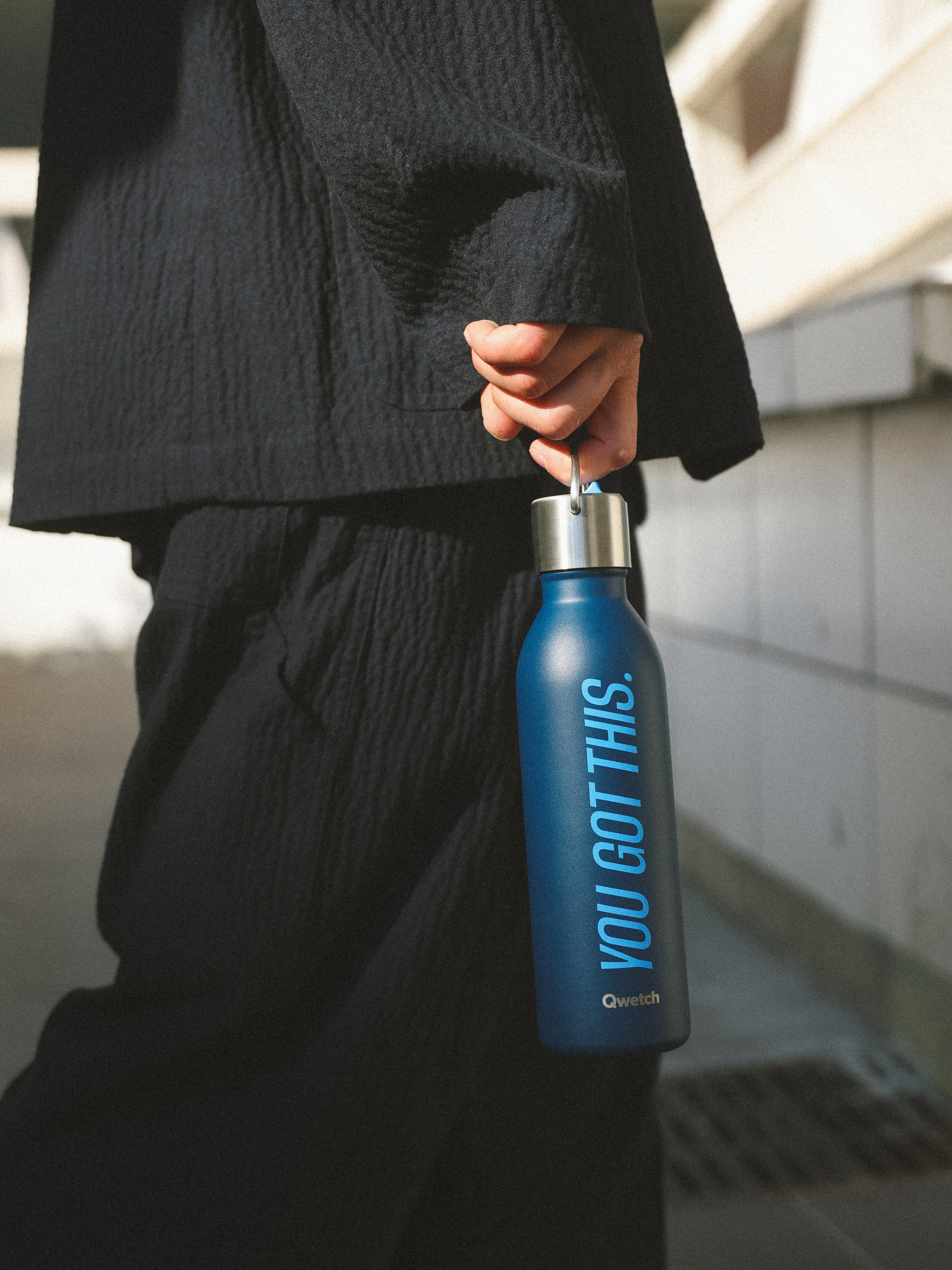 Qwetch Active Level Up Bleu termoláhev 600 ml