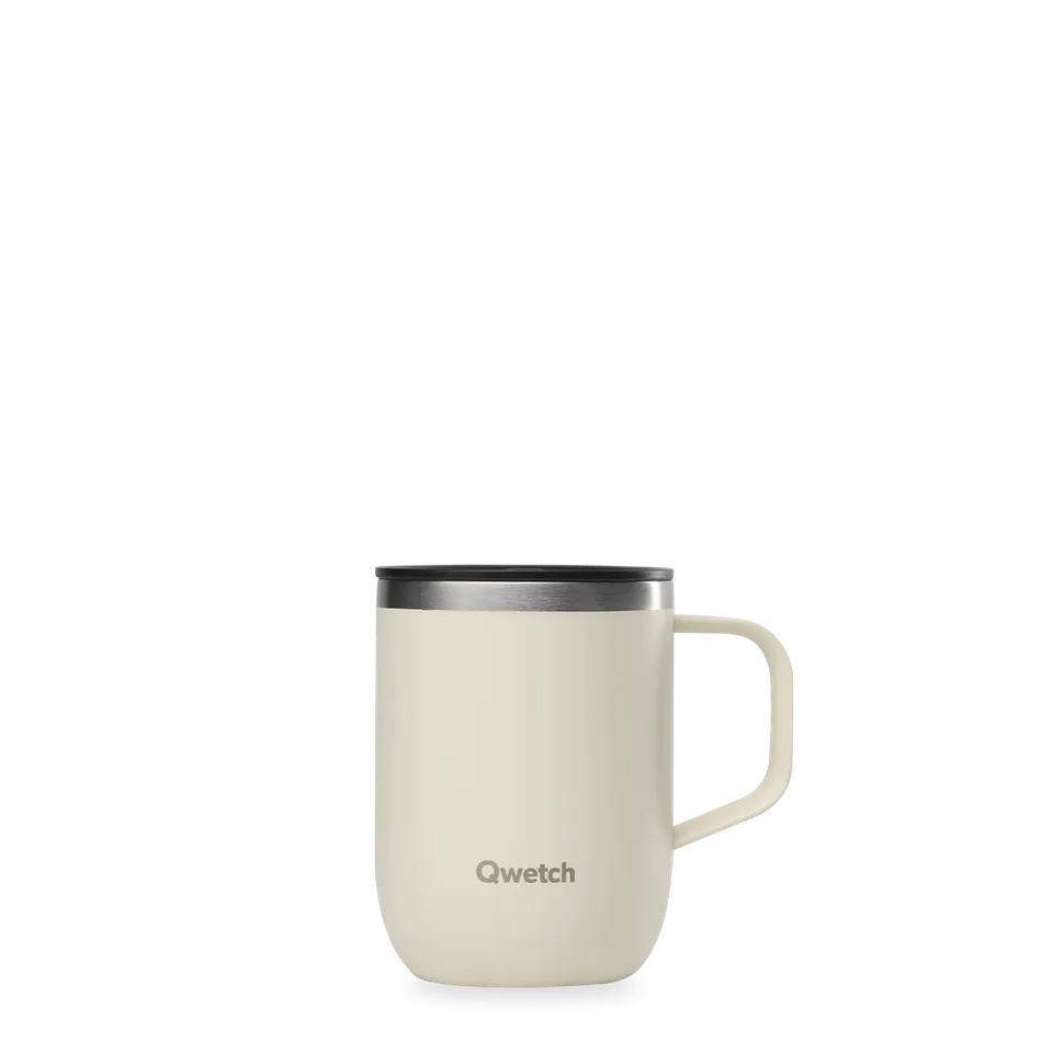 Qwetch Matt termohrnek 350 ml Sable s víčkem