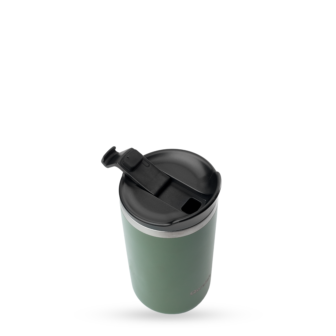 Qwetch Travel Mug termohrnek Matt Kaki 350 ml nerez