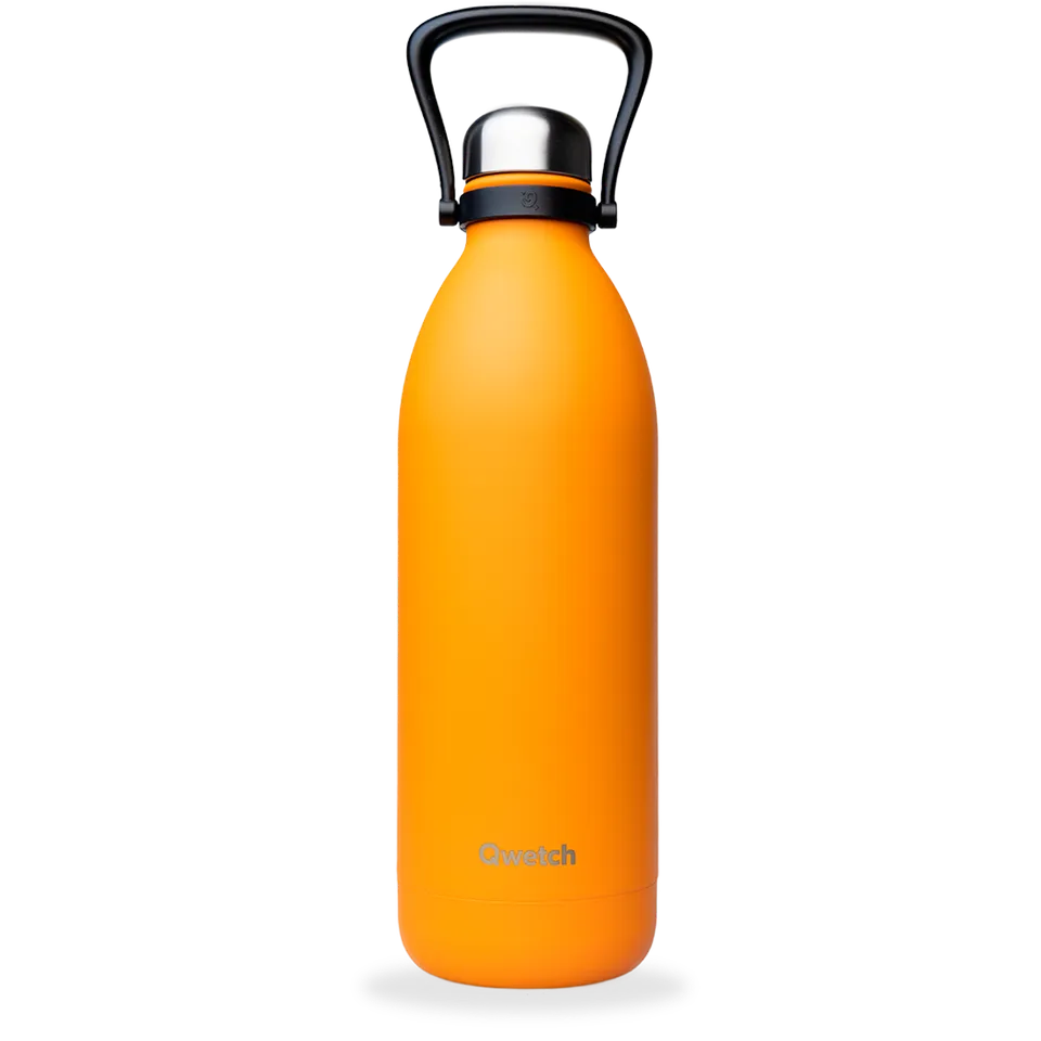 Qwetch Titan Pop Orange termo láhev 1,5 l nerez sdílecí