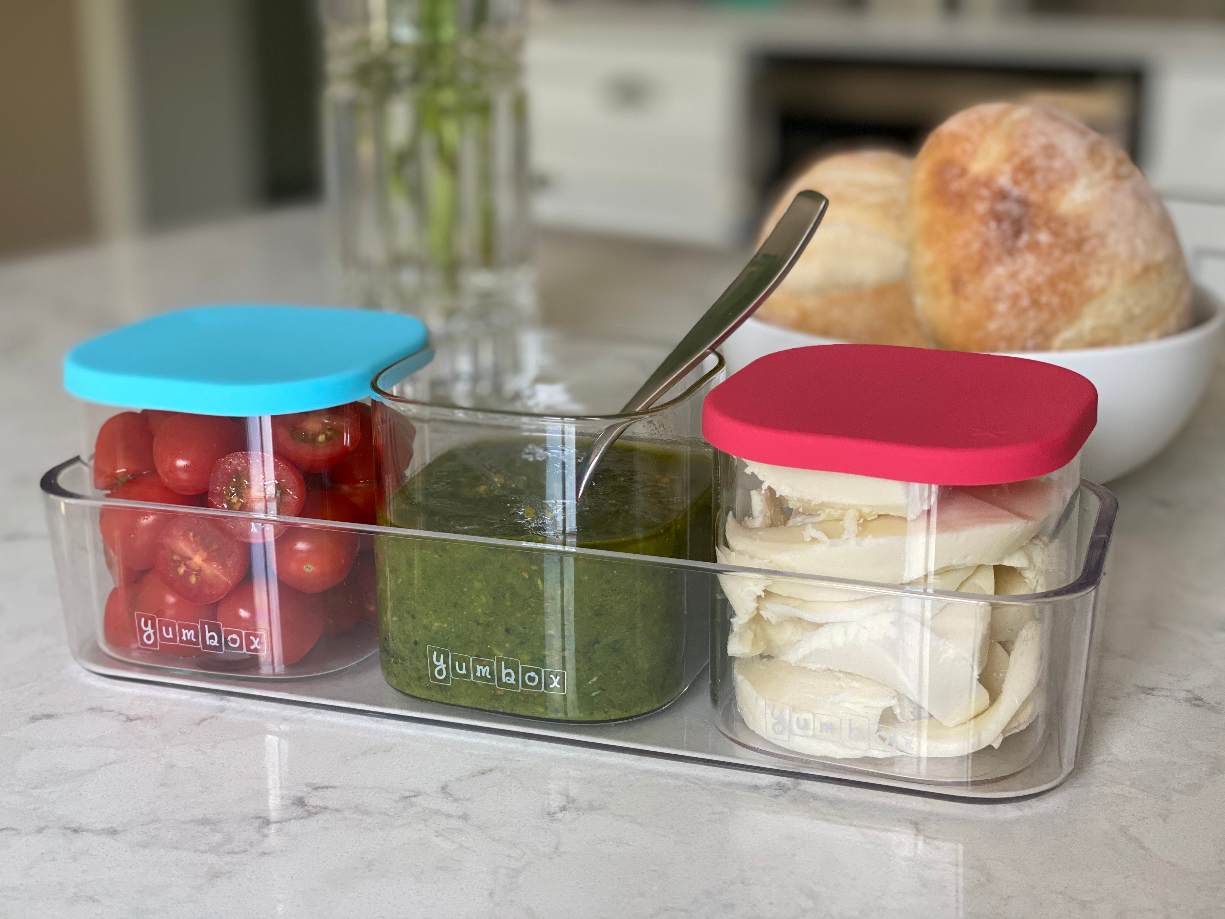 Yumbox Chop Chop podnos do lednice čirý 26 cm