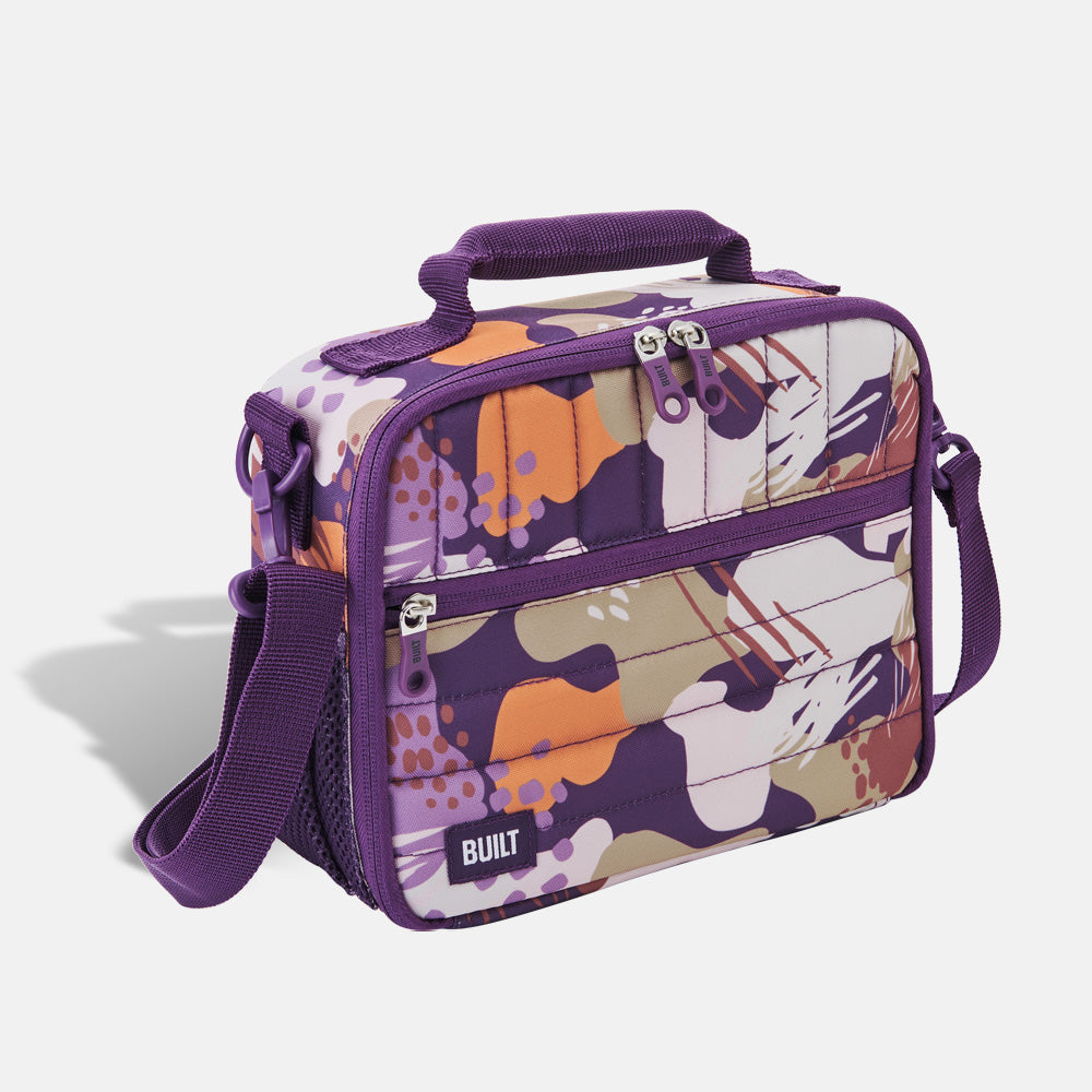 BUILT New York Puffer Lunch Box taška Abstract Forest