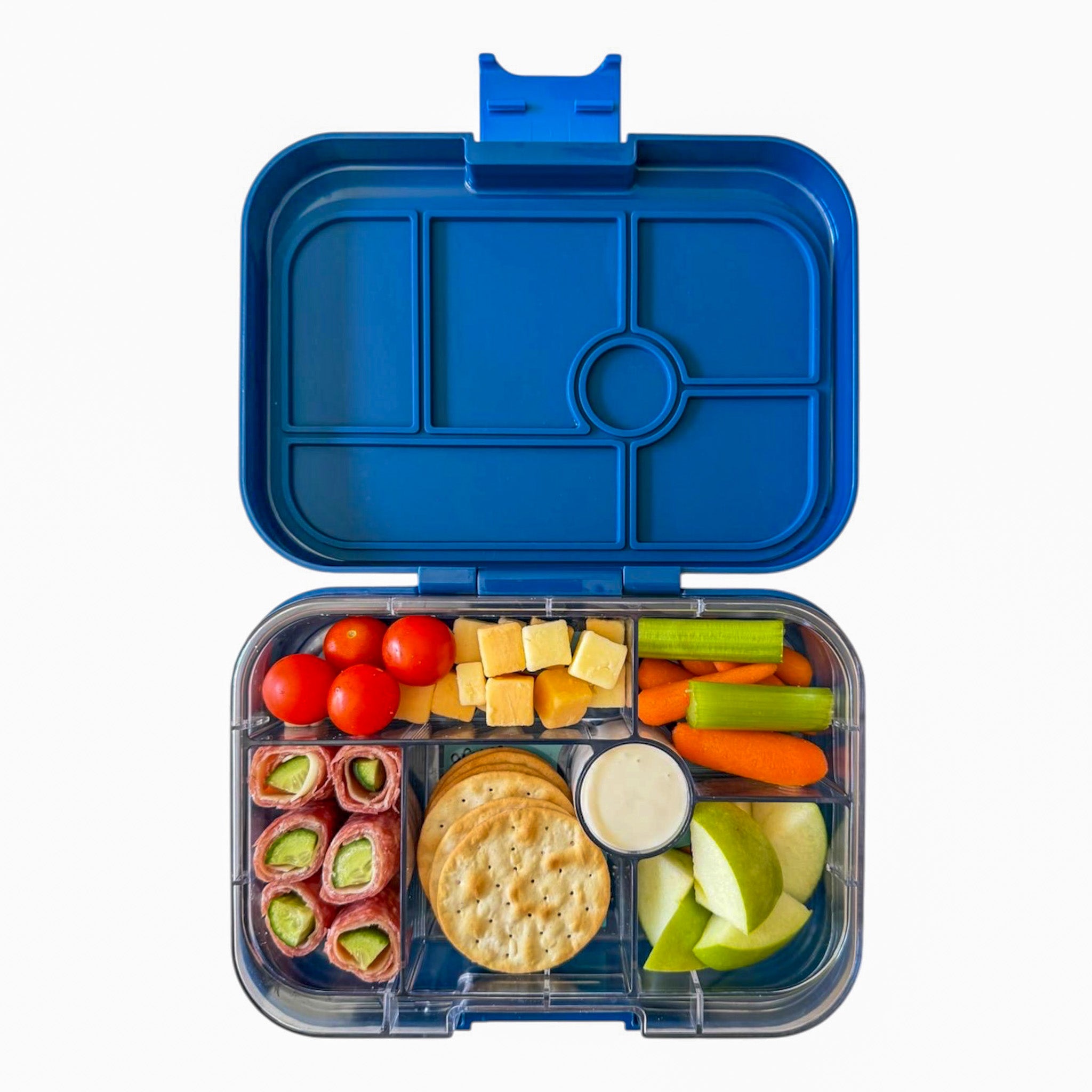 Yumbox Original svačinový box Ninja Blue 6komorový