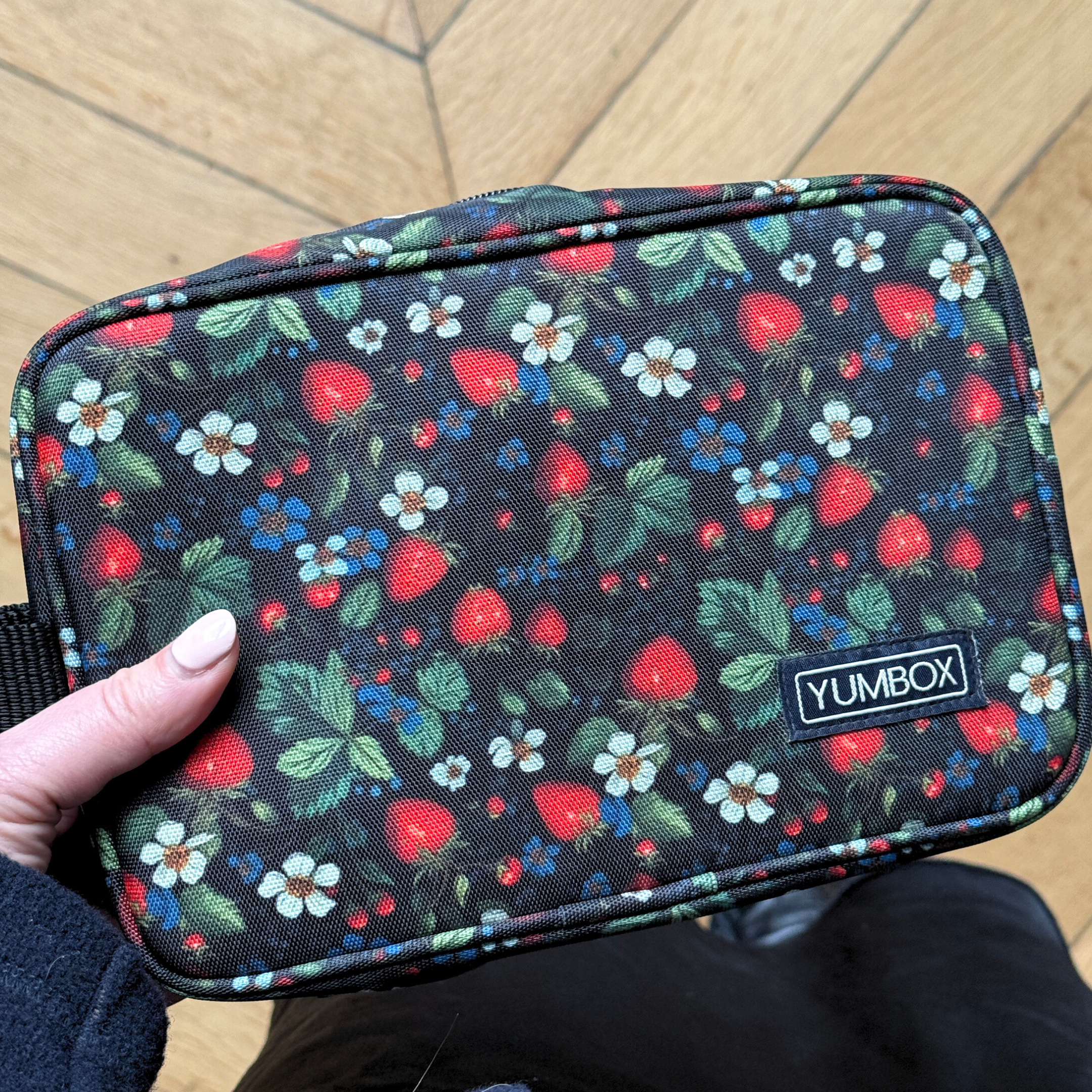 Yumbox Chill svačinová taška Strawberry Fields s vložkami