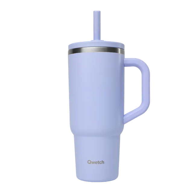 Qwetch Travel Cup termohrnek 900 ml fialový Matt