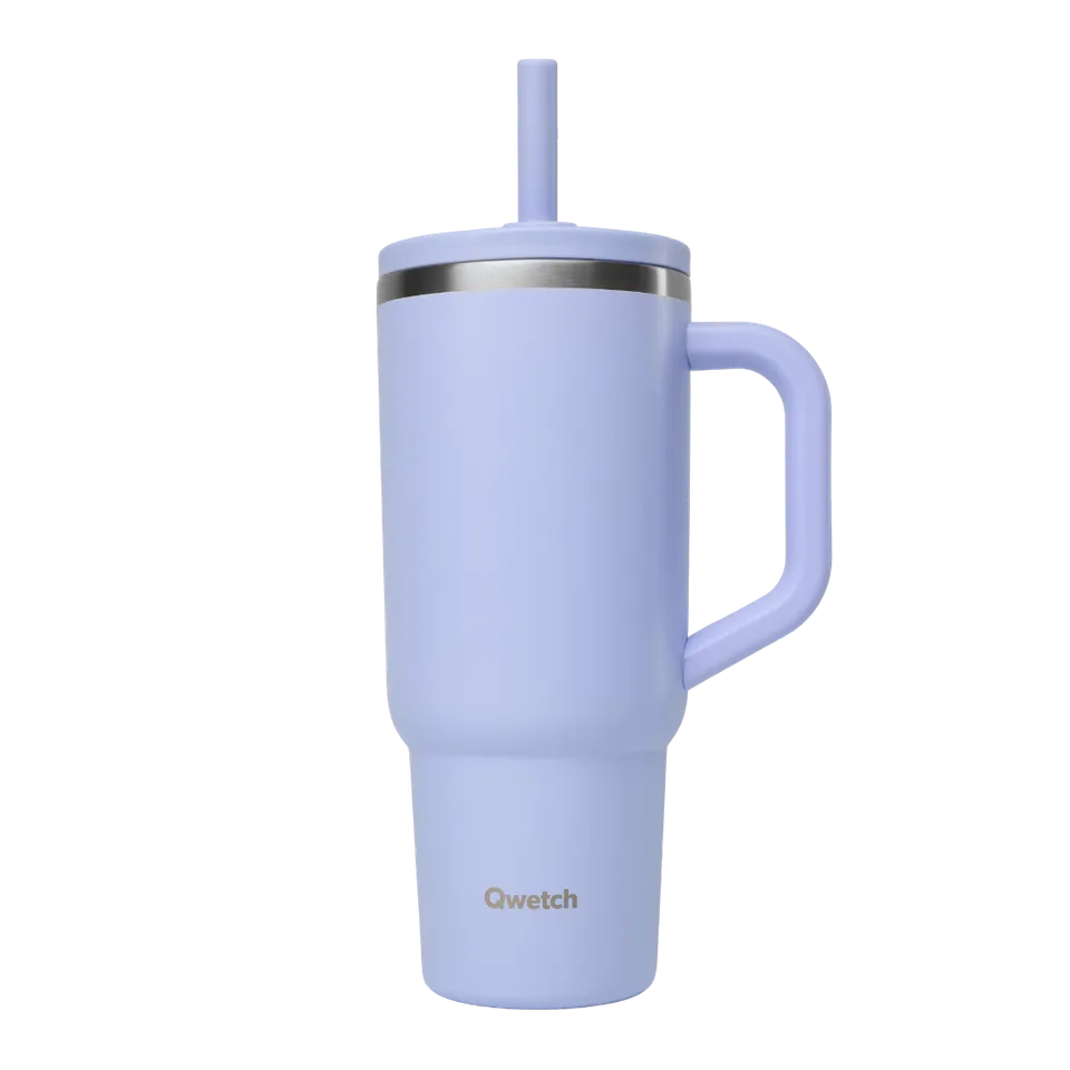 Qwetch Travel Cup termohrnek 900 ml fialový Matt