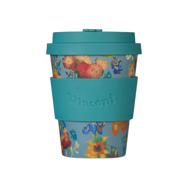 Ecoffee Cup Flowers cestovní kelímek z PLA
