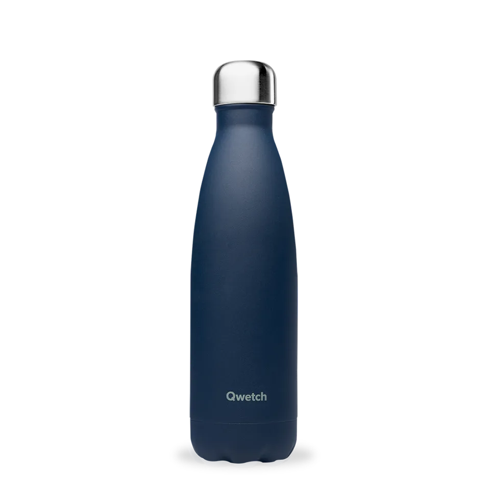 Qwetch Originals Granite Bleu termoláhev 500 ml žíhaná
