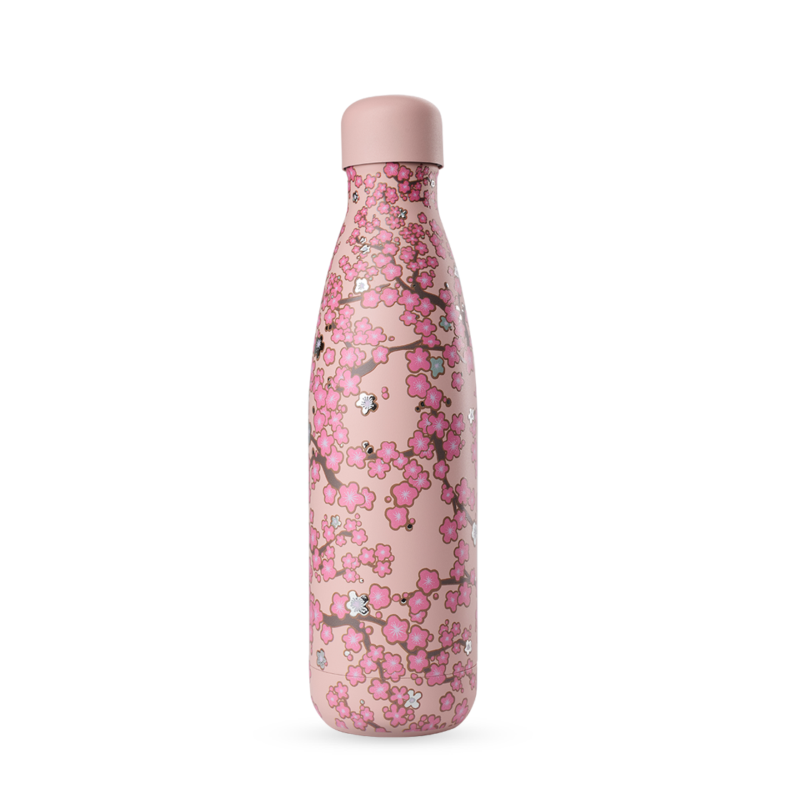 Qwetch Originals Flowers Pastel Rose termo láhev 500 ml nerez