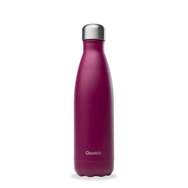 Qwetch Originals Lie de Vin termoláhev 500 ml vínová nerez