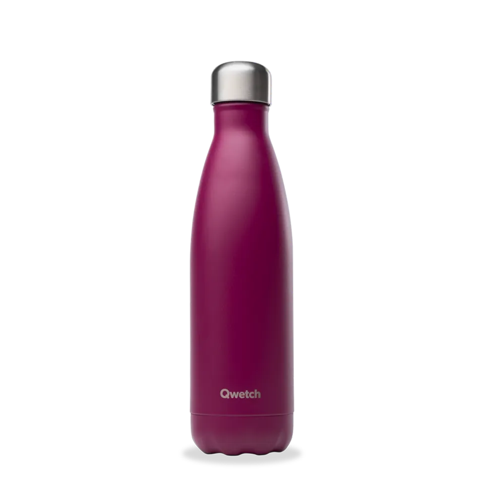 Qwetch Originals Lie de Vin termoláhev 500 ml vínová nerez
