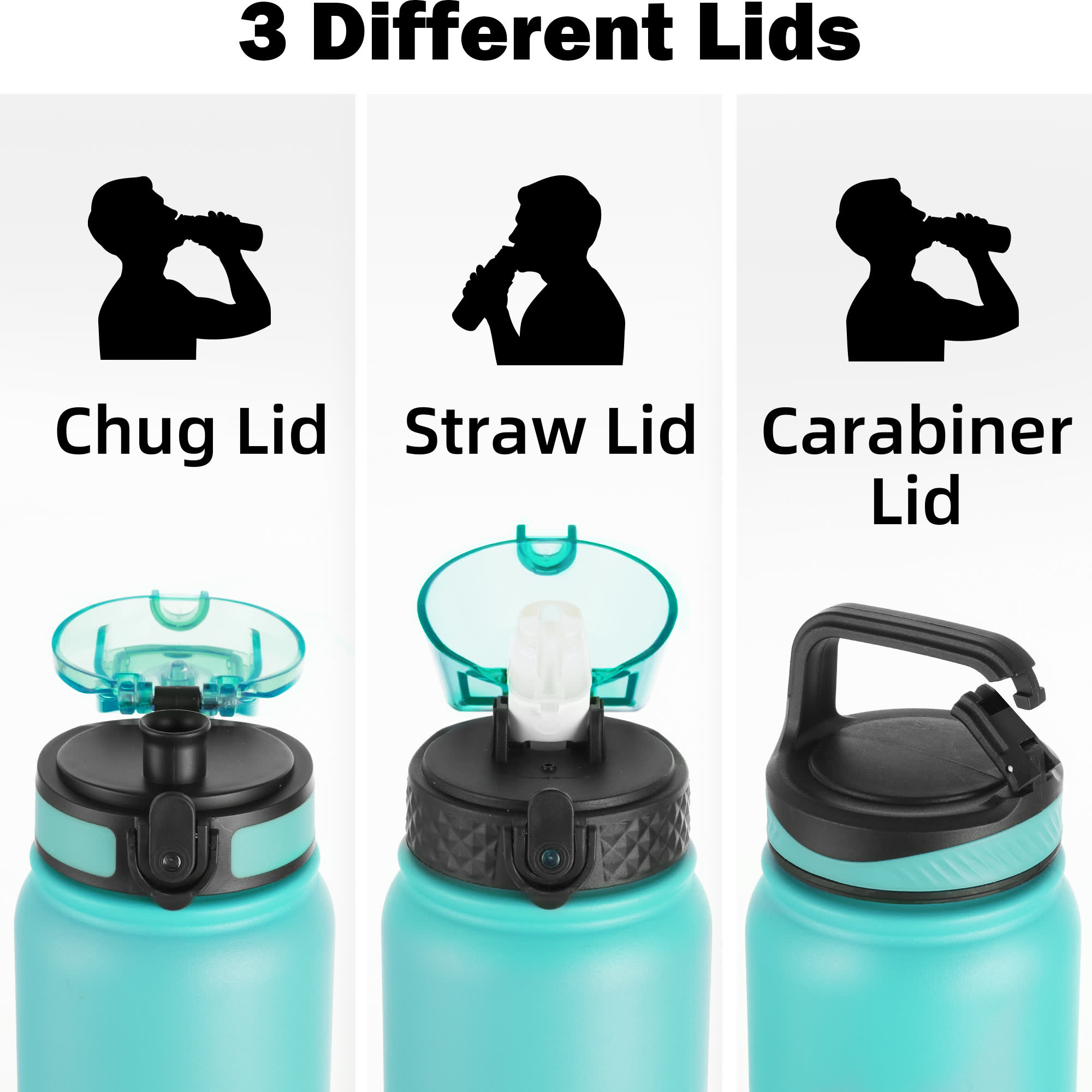 OLDLEY Gradient termo láhev 950 ml teal-fialová nerez