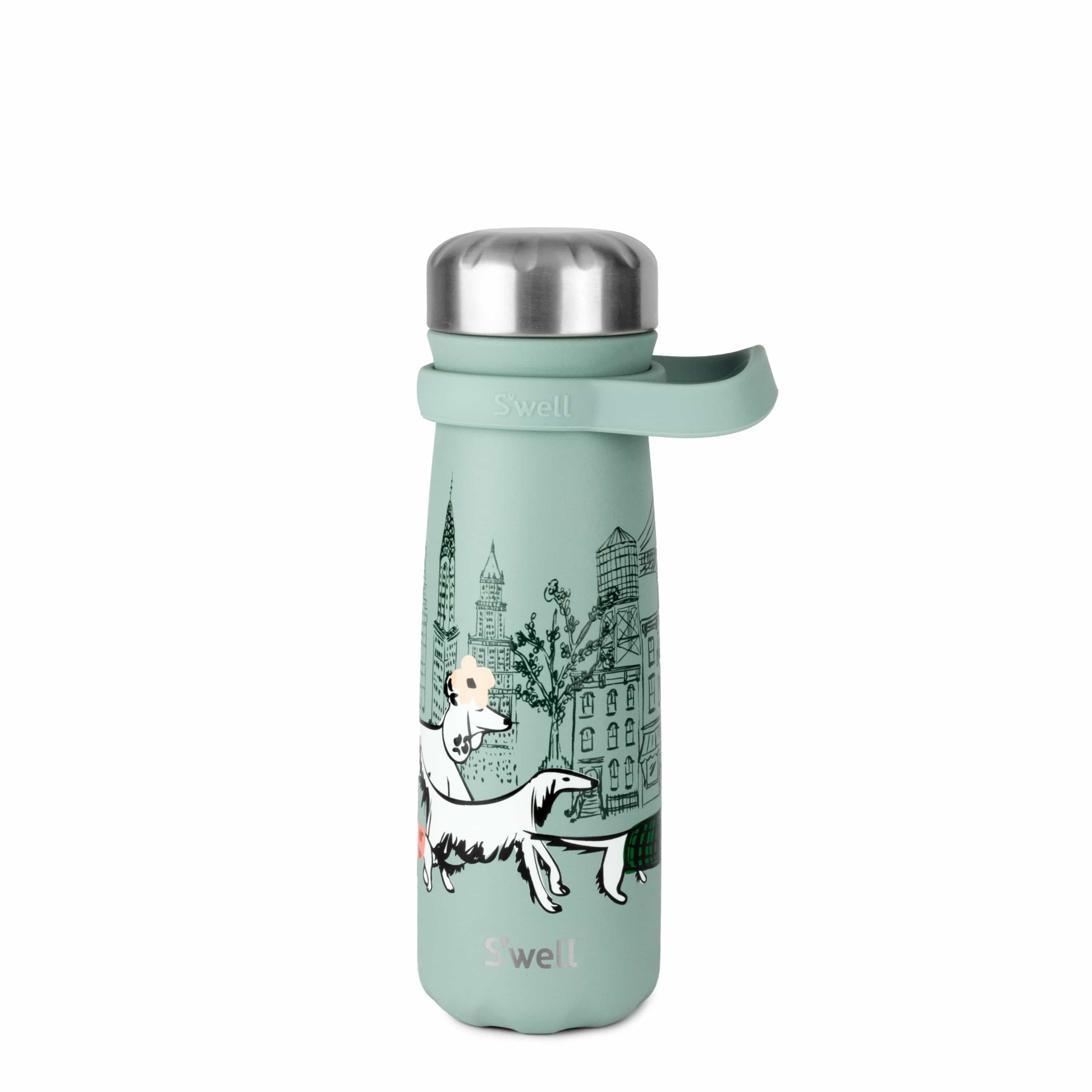 S'well Traveler 24oz cestovní láhev Onyx 710 ml s madlem