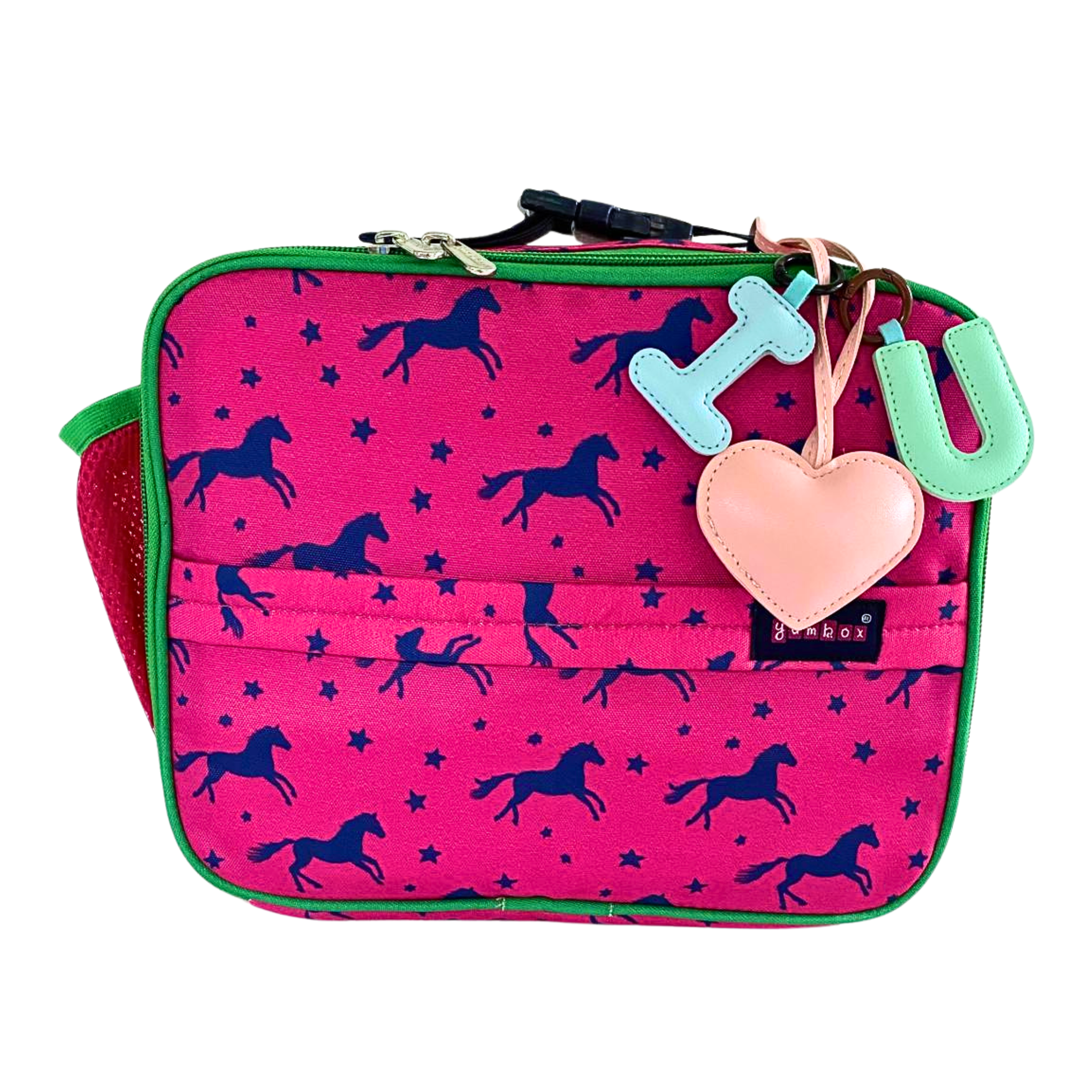 Yumbox Insulated Large Lunch Bag 3-Way Carry termo taška Horses