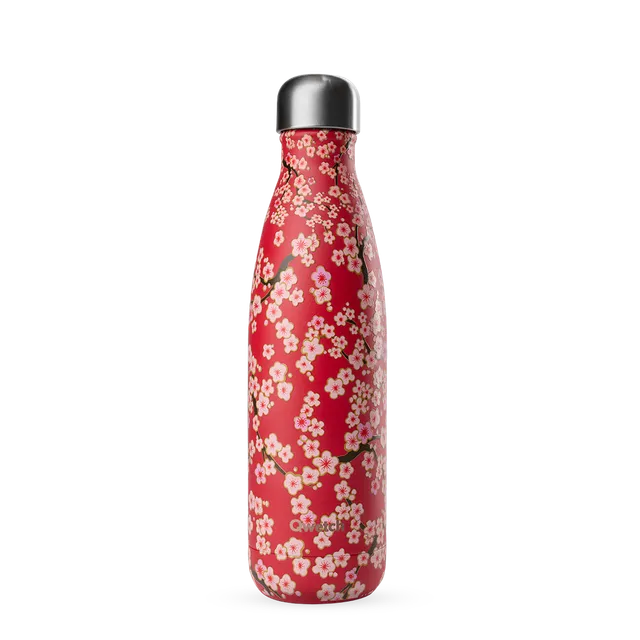 Qwetch Originals Flowers Rouge termo láhev 500 ml nerez