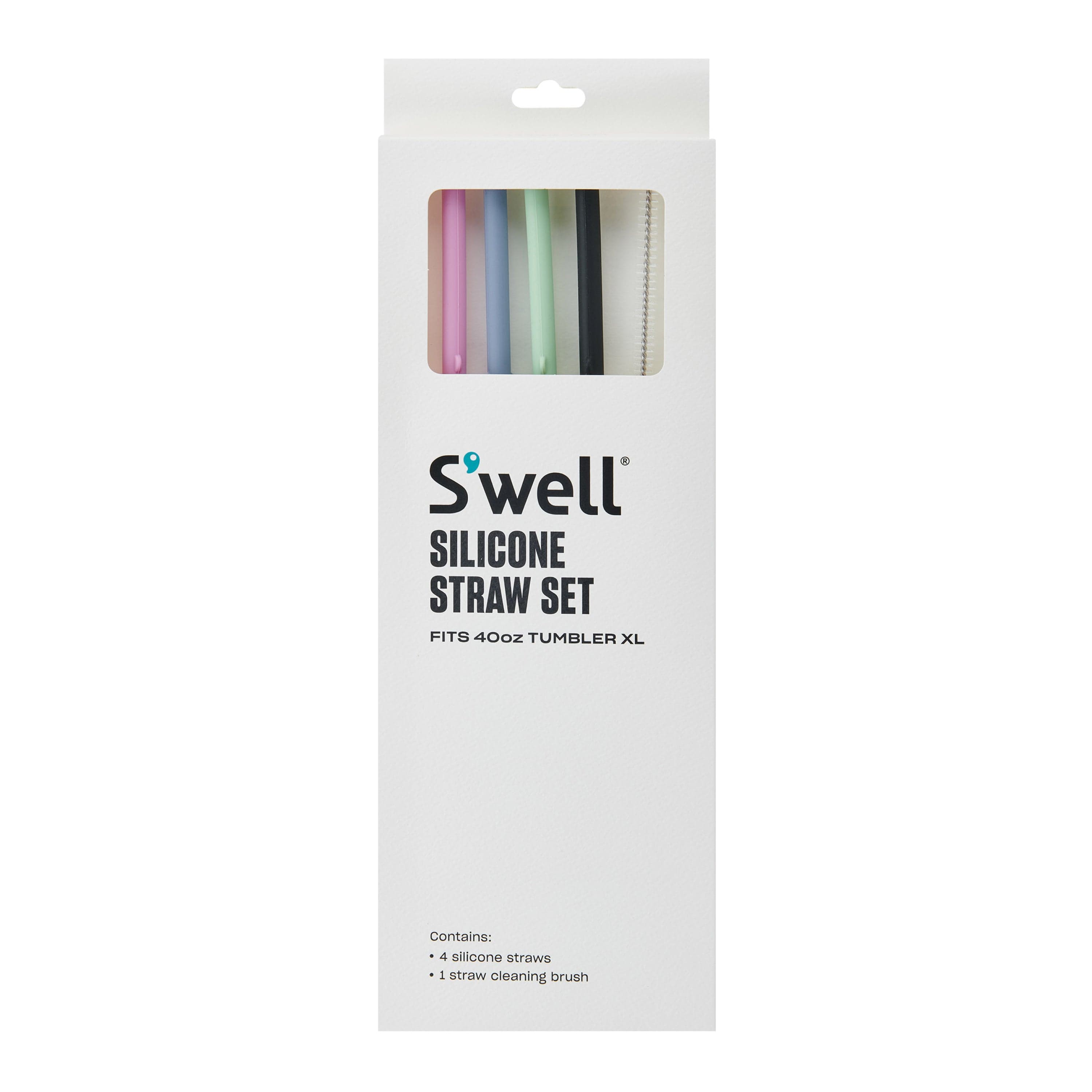 S'well Tumbler XL 40oz silikonová brčka Multicolor
