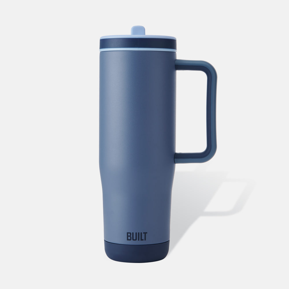 BUILT Cascade 40oz Flip Straw termohrnek Black 1,18 l s brčkem
