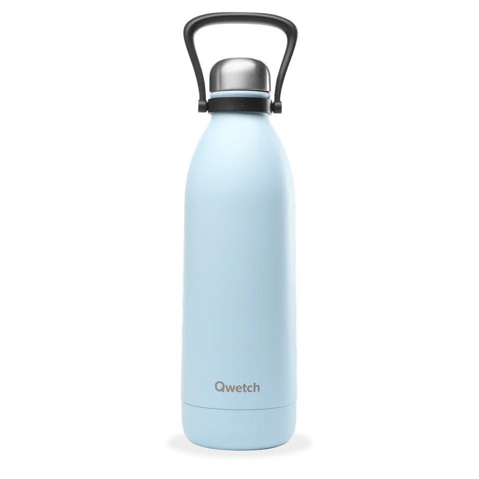 Qwetch Titan Pastel Bleu termoláhev 1,5 l nerezová