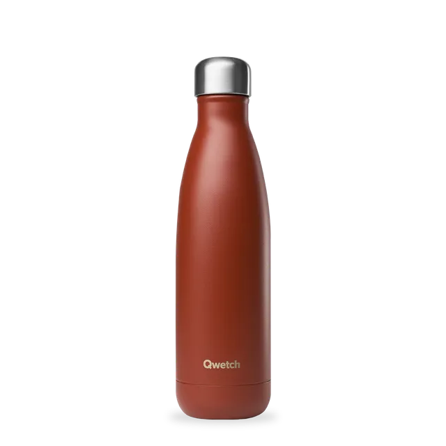 Qwetch Originals Matt Terracotta termo láhev 500 ml